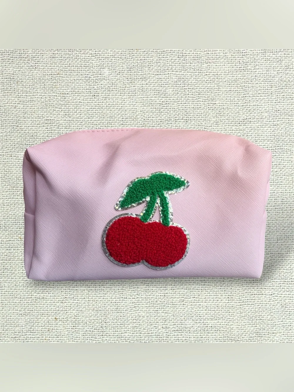 New Pink Cherry Makeup Cosmetic Bag Travel Pouch